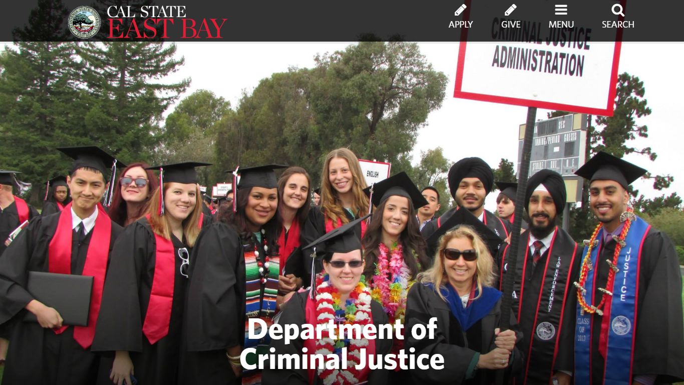 Criminal Justice - California State University, East Bay